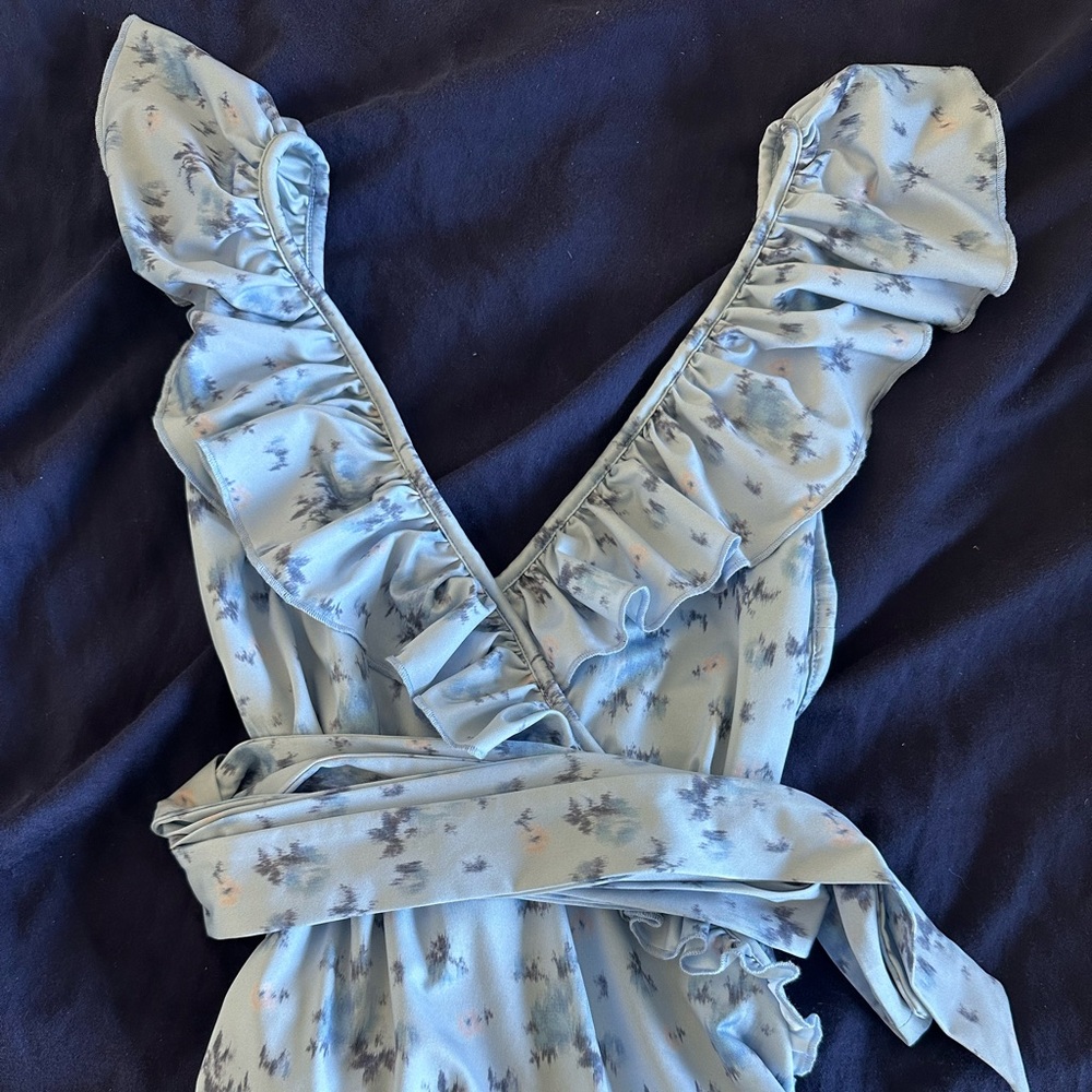 LoveShackFancy Ruffled One piece SwimSuit  Medium